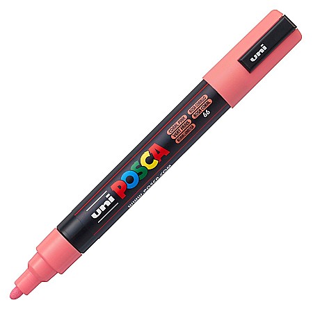 MARKER UNI POSCA UNIVERSAL 5M 1.8-2.5 MM M1177/36946 CORAL [1]
