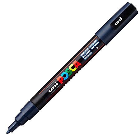 MARKER UNI POSCA UNIVERSAL 3M 0.9-1.3MM M1172/29438 NAVY BLUE [1]