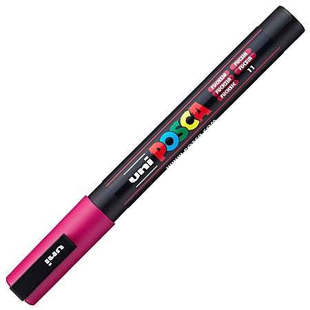 Markere universale Posca Uni - MARKER UNI POSCA UNIVERSAL 3M 0.9-1.3MM M1026/29437 FUCSIA