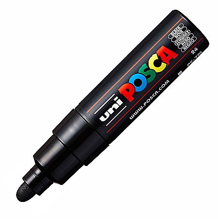 Markere universale Posca Uni - MARKER UNI POSCA UNIVERSAL 7M 4.5-5.5 MM M1096/41941 NEGRU