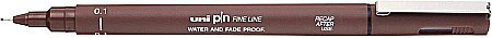 INSTRUMENTE DE SCRIS - LEG LINER UNI PIN 0.1MM L369 SEPIA
