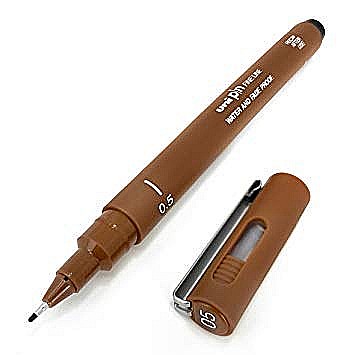 INSTRUMENTE DE SCRIS - LEG LINER UNI PIN 0.5MM L370 SEPIA