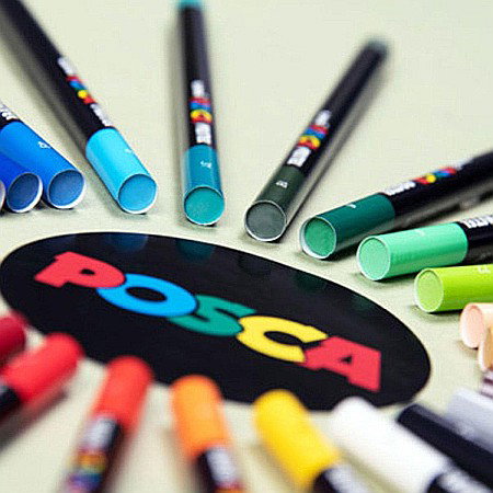 PASTEL ULEIOS POSCA KPA-100.18 VERDE OLIVE P3276 [1]