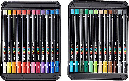 PASTEL ULEIOS POSCA  KPA-100  24/SET P3287 [2]