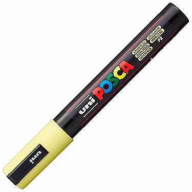 Markere universale Posca Uni - MARKER UNI POSCA UNIVERSAL 5M 1.8-2.5 MM M1280/36948 GALBEN SOARE
