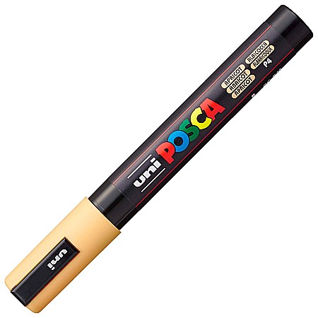 Markere universale Posca Uni - MARKER UNI POSCA UNIVERSAL 5M 1.8-2.5 MM M1281/36945 PORTOCALIU CAISA