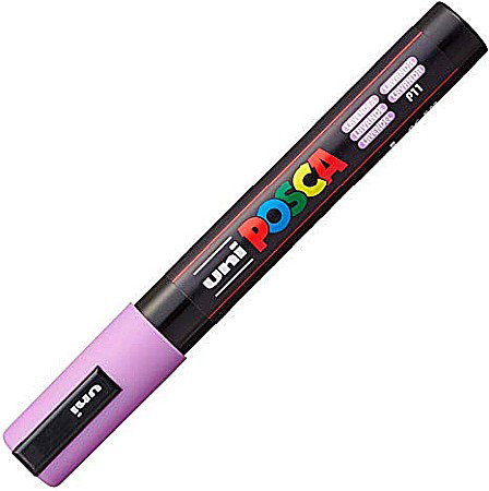 Markere universale Posca Uni - MARKER UNI POSCA UNIVERSAL 5M 1.8-2.5 MM M1282 MOV LAVANDA