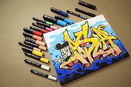 MARKER UNI POSCA UNIVERSAL 1M 0.7 MM M1450/43653 SKY BLUE [3]