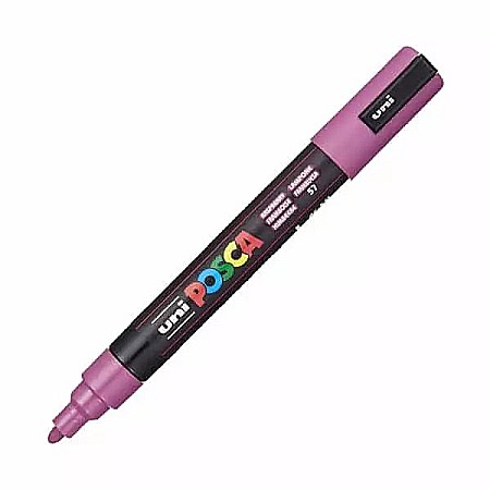 Markere universale Posca Uni - MARKER UNI POSCA UNIVERSAL 5M 1.8-2.5 MM M1411/40531 ROZ ZMEURA