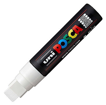 MARKER UNI POSCA PC-17K UNIVERSAL VARF TESIT 15MM ALB M668 [1]