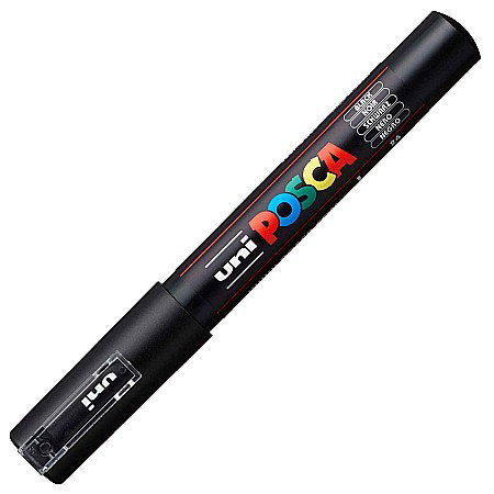 Markere universale Posca Uni - MARKER UNI POSCA UNIVERSAL 1M 0.7MM M218/19783 NEGRU