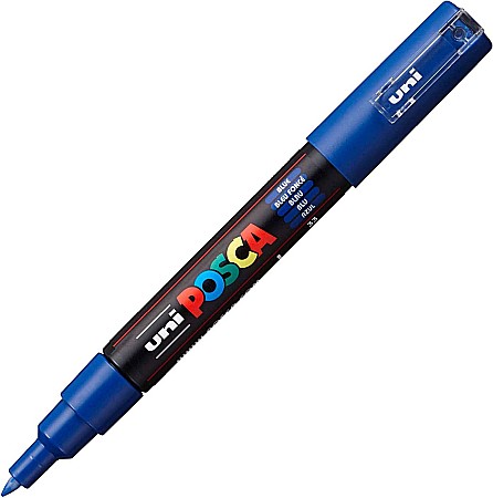 MARKER UNI POSCA UNIVERSAL 1M 0.7 MM M251/26201 ALBASTRU [1]