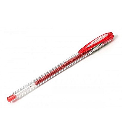 INSTRUMENTE DE SCRIS - LEG PIX UNI-BALL GEL CU SCLIPICI UM-120SP ROSU P308