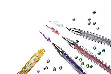 LEG PIX UNI-BALL GEL CU SCLIPICI UM-120SP MOV P199 [1]