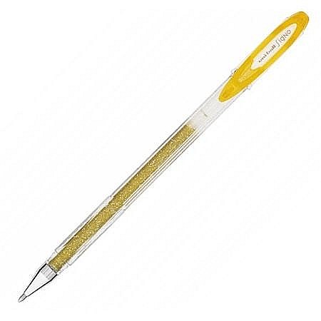 LEG PIX UNI-BALL GEL CU SCLIPICI UM-120SP AURIU P140 [1]