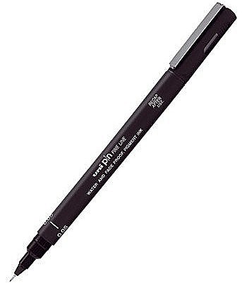 FINE ARTS&GRAPHICS - LEG LINER UNI PIN 0.8MM L363 NEGRU
