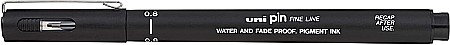 LEG LINER UNI PIN 0.8MM L363 NEGRU [1]