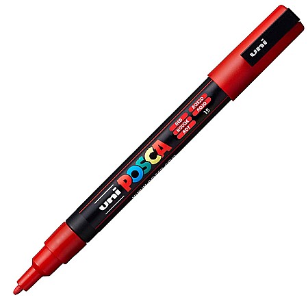 MARKER UNI POSCA UNIVERSAL 3M 0.9-1.3MM M197/14149 ROSU [1]