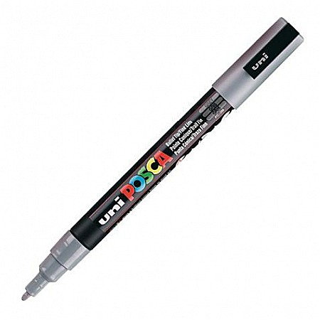 Markere Acrilice - MARKER UNI POSCA UNIVERSAL 3M 0.9-1.3 MM M297 GRI
