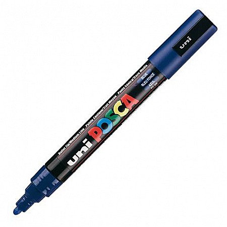 Markere Acrilice - MARKER UNI POSCA UNIVERSAL 5M 1.8-2.5 MM M173/14162 ALBASTRU INCHIS
