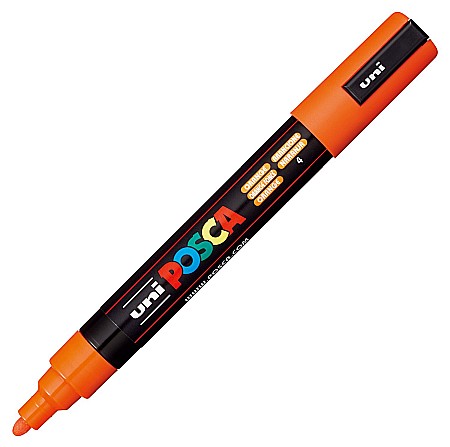 MARKER UNI POSCA UNIVERSAL 5M 1.8-2.5 MM M444/14164 PORTOCALIU [1]
