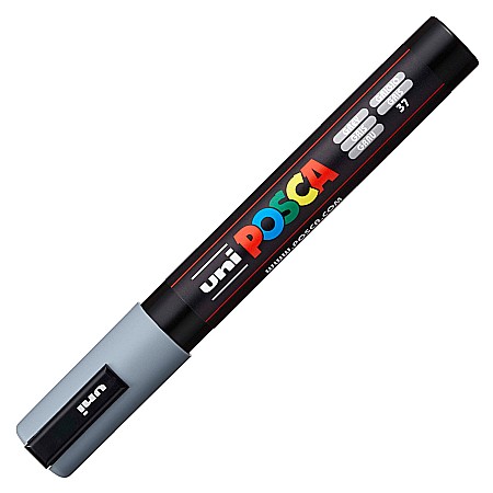 Markere universale Posca Uni - MARKER UNI POSCA UNIVERSAL 5M 1.8-2.5 MM M865 GRI