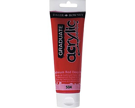 FIL CULORI ACRIL DALER ROWNEY 120ML CADMIUM RED DEEP 123120504 [0]