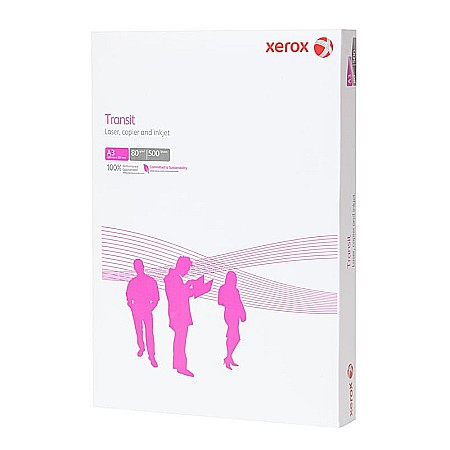 Hartie copiator imprimanta - HARTIE XEROX TRANSIT A3 80GR 500 COLI/TOP