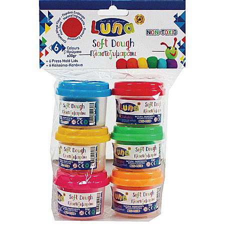RECHIZITE SCOLARE IPB - DIA PLASTILINA SOFT LUNA 6/SET 30GR 620527