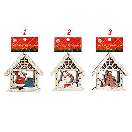 DIA ORNAMENTE LEMN CRACIUN 9.5CM DIVERSE MODELE 6658717 [1]