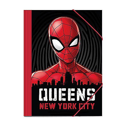 Mape Birou/ Dosare Scolare - DIA DOSAR CARTON CU ELASTIC 25*35CM SPIDERMAN 508139