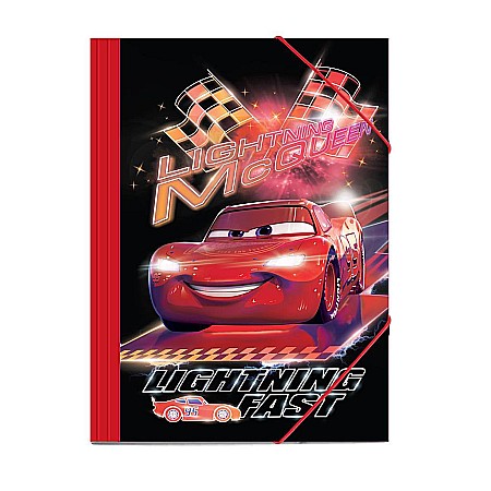 Mape Birou/ Dosare Scolare - DIA DOSAR CARTON CU ELASTIC 25*35CM CARS 563538