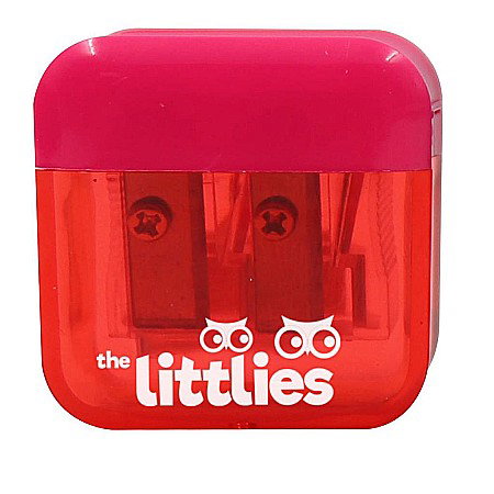 Ascutitoare copii - DIA ASCUTITOARE DUBLA CU CONTAINER 3 CULORI THE LITTLIES 646950