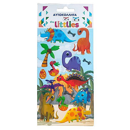 Etichete scolare si stickere - DIA STICKER 10*22CM DINOZAURI THE LITTLIES 646964