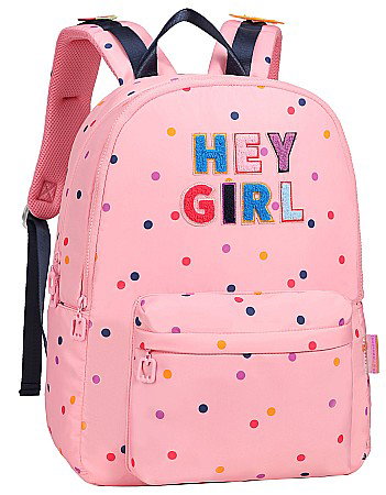 DKT RUCSAC SCOLAR MARSHMALLOW - HEY GIRL 2 COMPARTIMENTE ROZ 64468-PROMO [0]