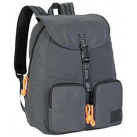 Ghiozdane, Rucsacuri, Trolere - DKT RUCSAC SCOLAR MISS LEMONADE - VOGUE 1 COMPARTIMENT GRI 64684