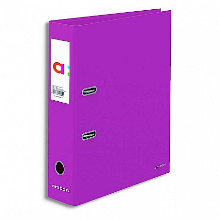Bibliorafturi - AM BIBLIORAFT A4 AMBAR NEON 7.5CM MOV 174944