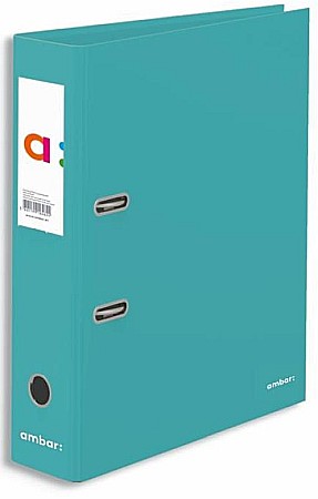Bibliorafturi - AM BIBLIORAFT A4 AMBAR NEON 7.5CM TURCOAZ 174951