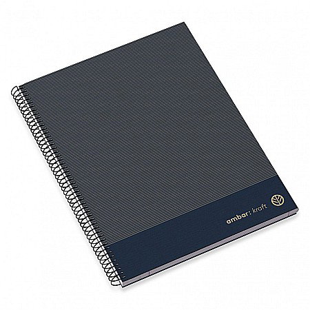 AM CAIET A4 100F SPIRA LINII HARD COVER KRAFT 207895 [1]