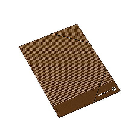 DOSAR DE CARTON CU ELASTIC, A4+ KRAFT 207925 [2]