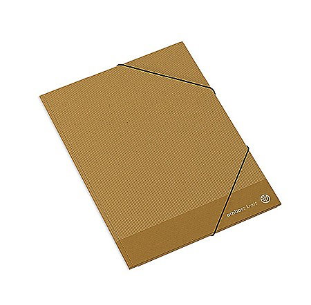 DOSAR DE CARTON CU ELASTIC, A4+ KRAFT 207925 [4]