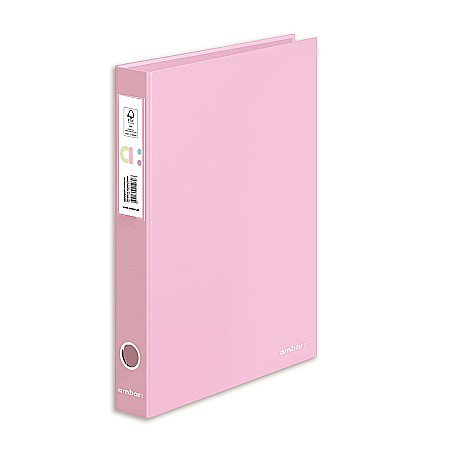 Caiete mecanice A4 - CAIET MECANIC A4 AMBAR 2 INELE PASTEL PINK 212592