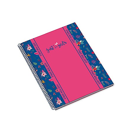 AM CAIET A4 80F SPIRA LINII J4G FLOWERS HARD COVER 223116 [0]