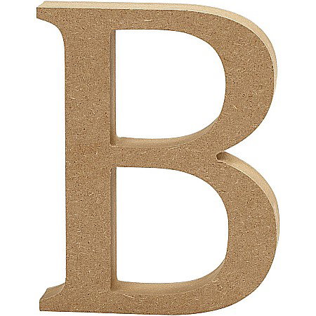 Cifre/ Litere din MDF - CC LITERA MDF 13 CM B 56311