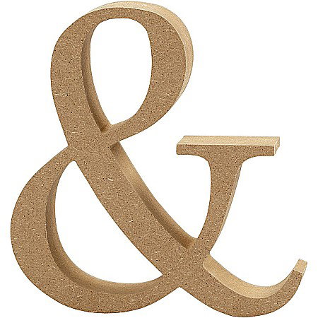 Cifre/ Litere din MDF - CC SIMBOL & MDF 13CM 56336