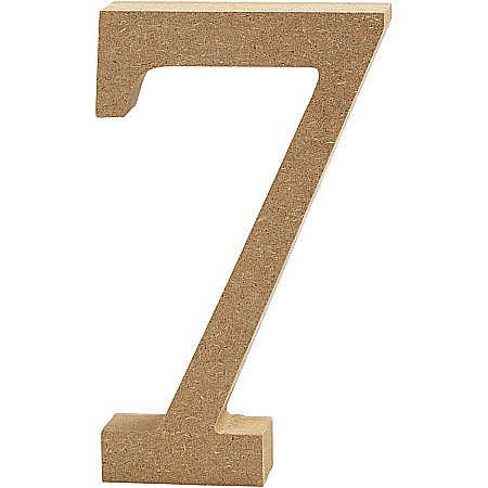 Cifre/ Litere din MDF - CC CIFRA MDF 13CM 7 56345