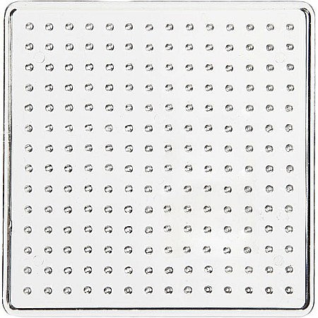 Margele Fuzibile - CC PLANSETA PATRATA PENTRU MARGELE FUZIBILE 7*7CM TRANSPARENTA 753040