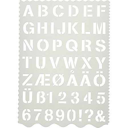 Accesorii pentru personalizare - CC SABLON 21*29 11708 LITERE