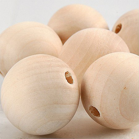 Bile/ Inele Lemn - CC BILA LEMN 2.5CM 8/SET 566700