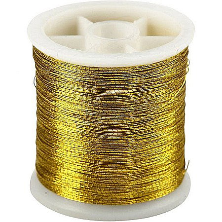 CC SNUR METALIZAT 0.15MM*100M AURIU, DIN PLASTIC 514650 [0]
